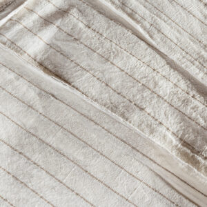 Linge de lit en lin et coton GOLDSTRIPES Reveuse