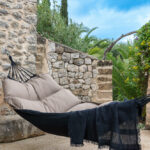 AMBIANCE-HAMAC-OUTDOOR-Coco-CREPITE-Noir-Bed and Philosophy 73- Frenchie CRISTOGATIN
