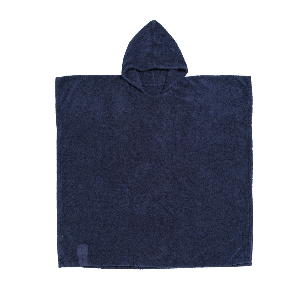 EDOUARDO – Navy - Poncho éponge – 100x100cm 1 EDOUARDO – Navy - Poncho éponge – 100x100cm