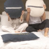 HUG - Plume – Silkscreened Cushion – 80x80cm (Cushioning Included)
