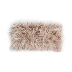 Coussin en fausse fourrure