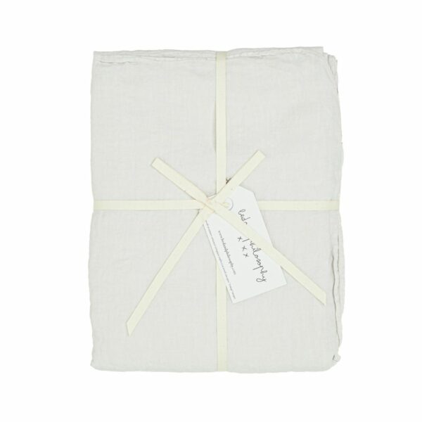 Linen and cotton duvet cover 240 x 260 cm - DOLLAR color Feather