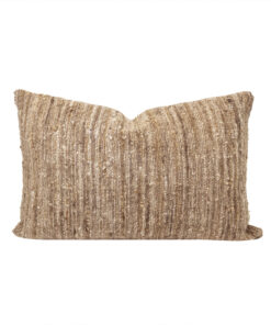 Coussin en jute Gwenn 40X60 cm, coloris miel- SOLAR