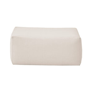 Repose-pieds outdoor pouf coloris cream packshot