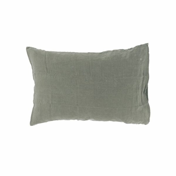 Linen and cotton pillowcase 50 x 70 cm - DOLBY color Forest