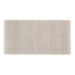 Tapis en laine, fabrication artisanale Modèle TEBBLES, coloris Cream