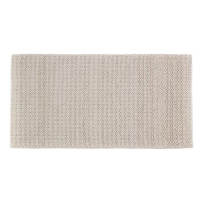 Tapis en laine, fabrication artisanale Modèle TEBBLES, coloris Cream