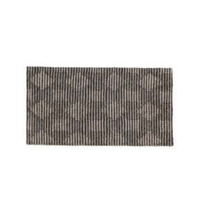 Tapis en laine, fabrication artisanale Modèle Tyrical, coloris Grey