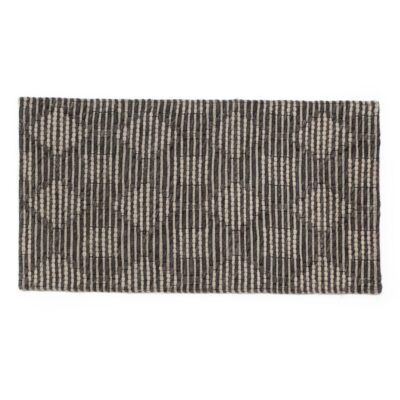 Tapis en laine, fabrication artisanale Modèle Tyrical, coloris Grey