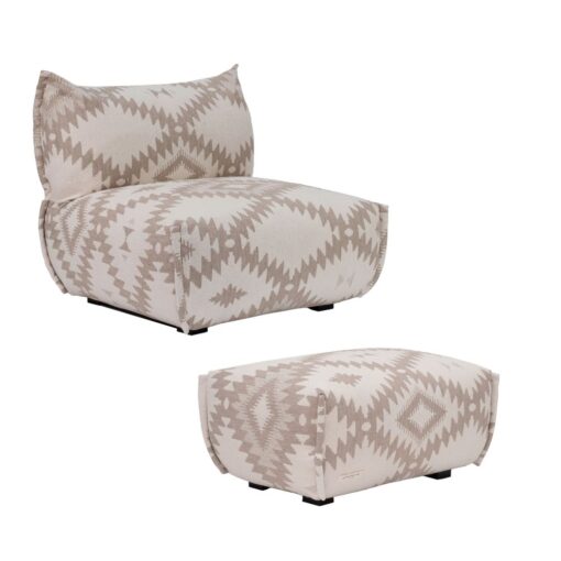 Fauteuil et repose-pieds KILIM en promotion