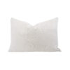 Coussin de canapé en lin lavé : modèle NIG Blanc