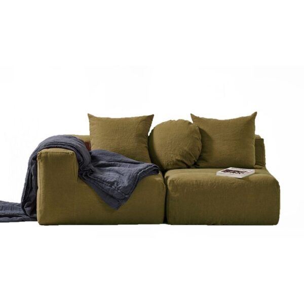 Linen sofa - COIN + SOLO Steppe