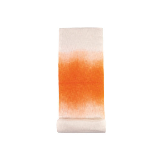 Nappe TARA TAFFY TANDORI - serviette TATIN coloris mandarine packshot