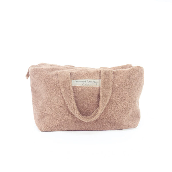 Sac URSULE vieux rose, thème éponge velvet