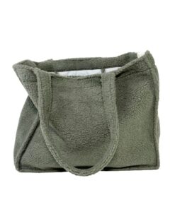 Sac cabas en moumoute gris NOLT Sauge Bed and Philosophy