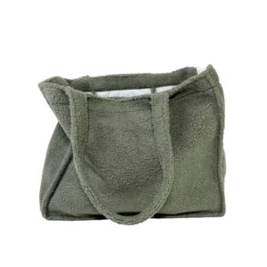 Sac cabas en moumoute gris NOLT Sauge Bed and Philosophy