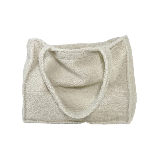 Sac en moumoute blanc NOLT Stone