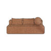 Canapé en lin : modèle CONVERTIBLE ligne URBAN Coloris Terracotta