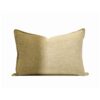 Coussin en coton et laine - Modèle YESTERDAY, coloris bronze