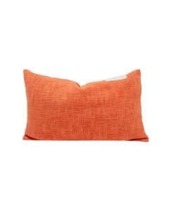 Coussin en coton - Modèle TAICHI, coloris Mandarine