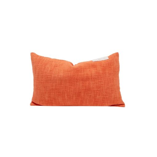 Coussin en coton - Modèle TAICHI, coloris Mandarine