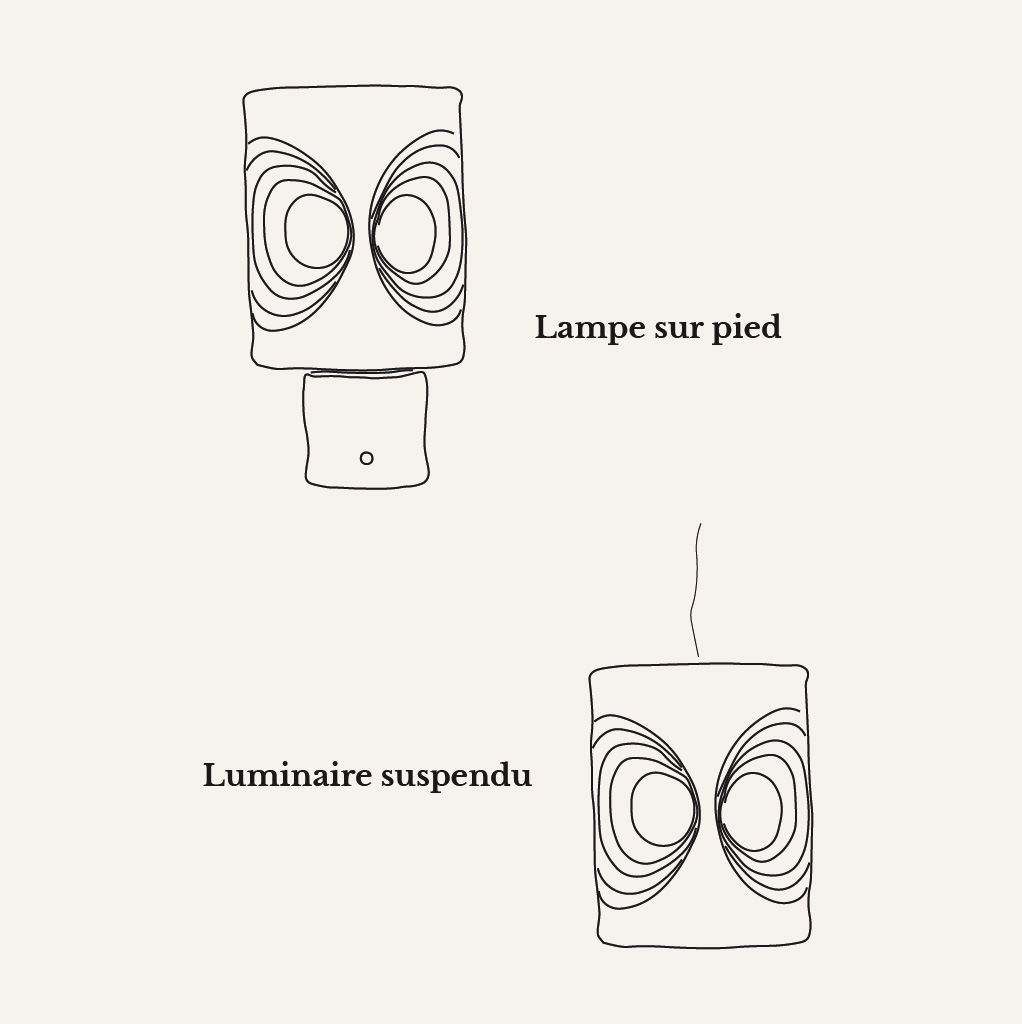 Luminaire Green Soda multiples positions