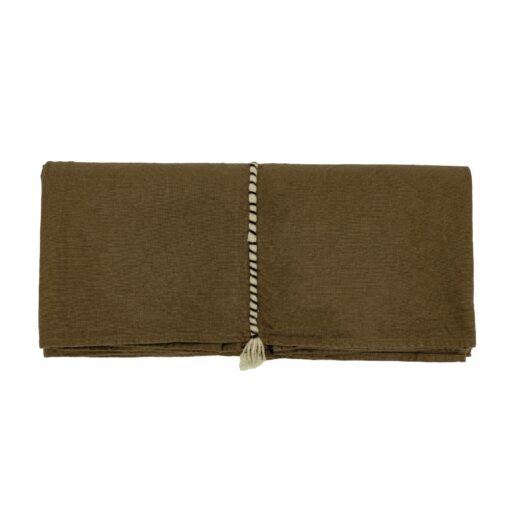 Nappe en coton - Modèle ESTRAGON2 et 3, coloris bronze