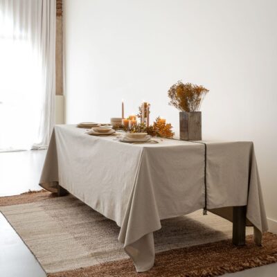 Nappe en coton - Modèle ESTRAGON2 et 3, coloris naturel