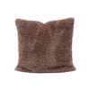 Coussin fausse fourrure polyester - Modèle VAGABOND , coloris Koala