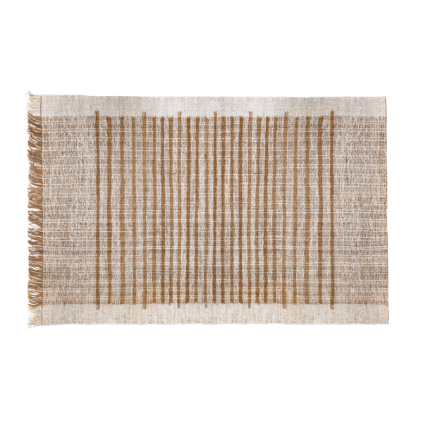 Tapis en jute - Modèle TALKY3 , coloris naturel