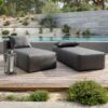 Canapés d'extérieur : DAYBED et CHILL en coloris Grey