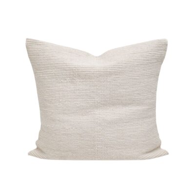 Coussin en laine , Modèle SHADY, coloris Ecru