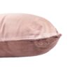 Taie d'oreiller en lin lavé et coton de percale coloris Rosebud