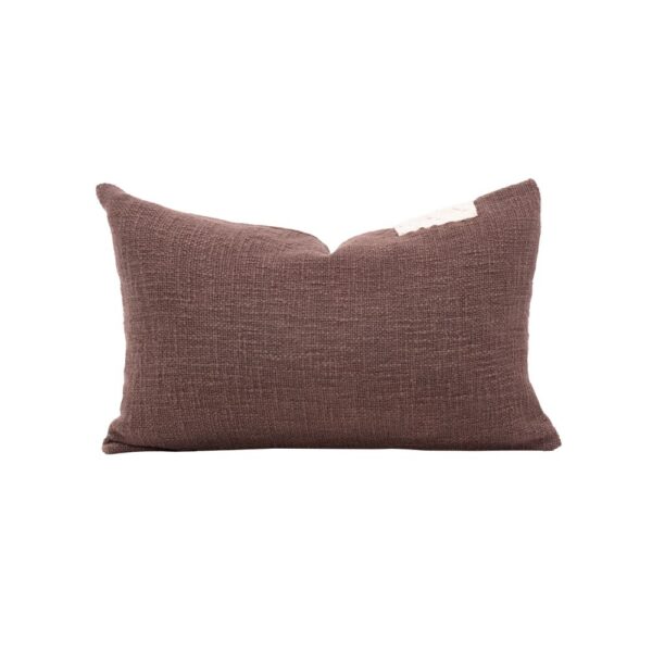 Coussin en coton- Modèle TAICHI, coloris Ebène