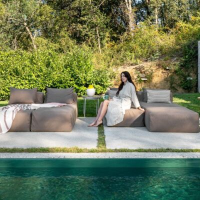 Ligne outdoor daybed coloris coco