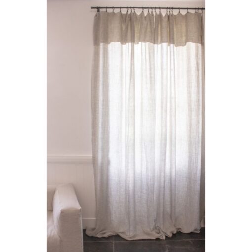 rideaux en lin changeant POLAR grey fiche produit ambiance 2