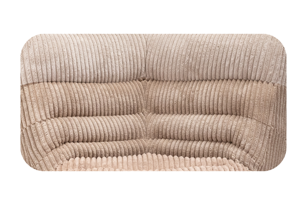 Canapé ligne divan en velours boudoir, coloris shady1