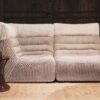 Chauffeuse et fauteuil d'angle en velours boudoir DIVAN COZY ET CLOSED