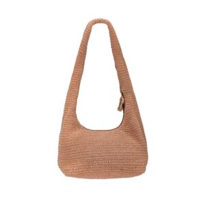 sac-banane-bandoulière-crochet-COOL-OLD-PINK-DOLCE-VITA-fiche-produit-face