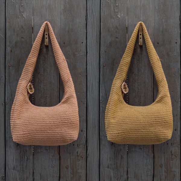 Sac banane en crochet fait-main, modèle COOL