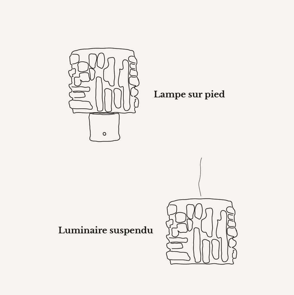 Igloo : suspension ou abat jour