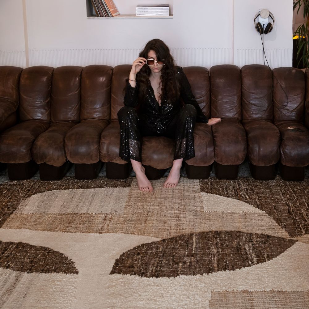 Tapis en laine fait main 200x300cm 3 Tapis âme philo BOHEMIAN HOURS