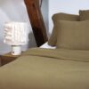 linge de lit en gaze de coton BRONZE fiche produit ambiance