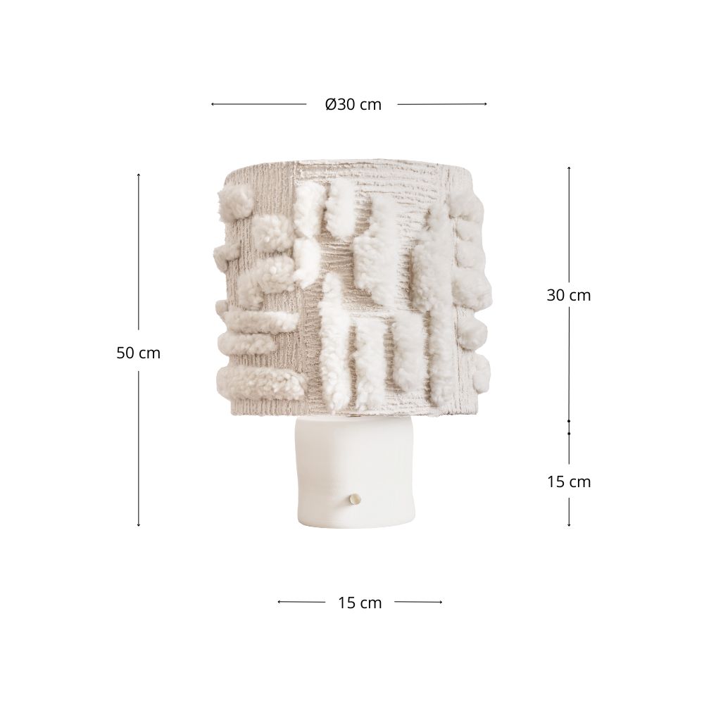 Dimensions lampe Igloo terram1