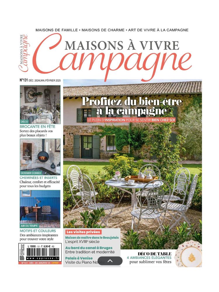 Couverture maison à vivre - décembre 2024