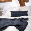 coussin en lin 30x70cm SMOOTHIEB charbon fiche produit ambiance