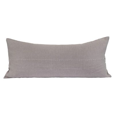 Coussin en lin avec broderie artisanale SMOOTHIEB Orage