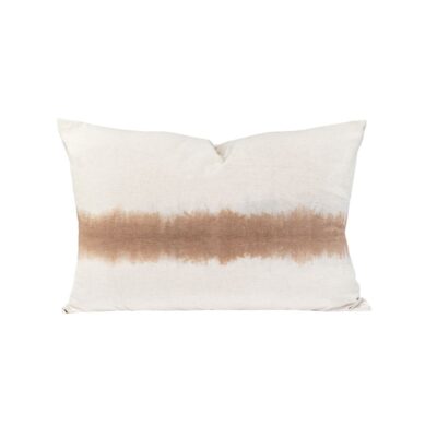 Taie d'oreiller en coton avec teinture deep dye Noisette