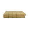 Nappe carré à carreaux en coton MARTA1 en coloris Grano du thème MAMA MIA