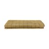 Nappe carré à carreaux en coton MARTA2 en coloris Grano du thème MAMA MIA